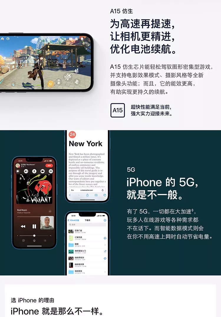 Apple iPhone 13 mini 全网通5G版午夜色256GB Apple iPhone 13 mini 全 